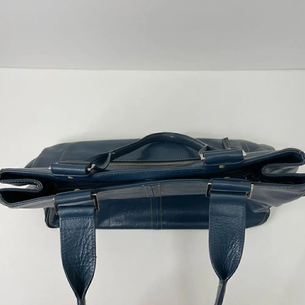 Kenneth Cole| Medium| Handbag | Blue| Several pockets - Picture 7 of 12